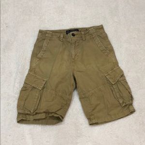 American Eagle Tan Cargo Shorts